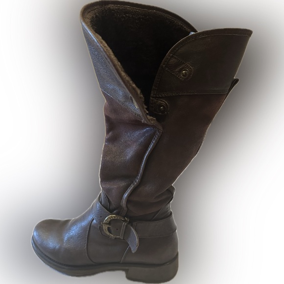 BARETRAPS | Subdue Brown Leather Riding Boots - Picture 11 of 14